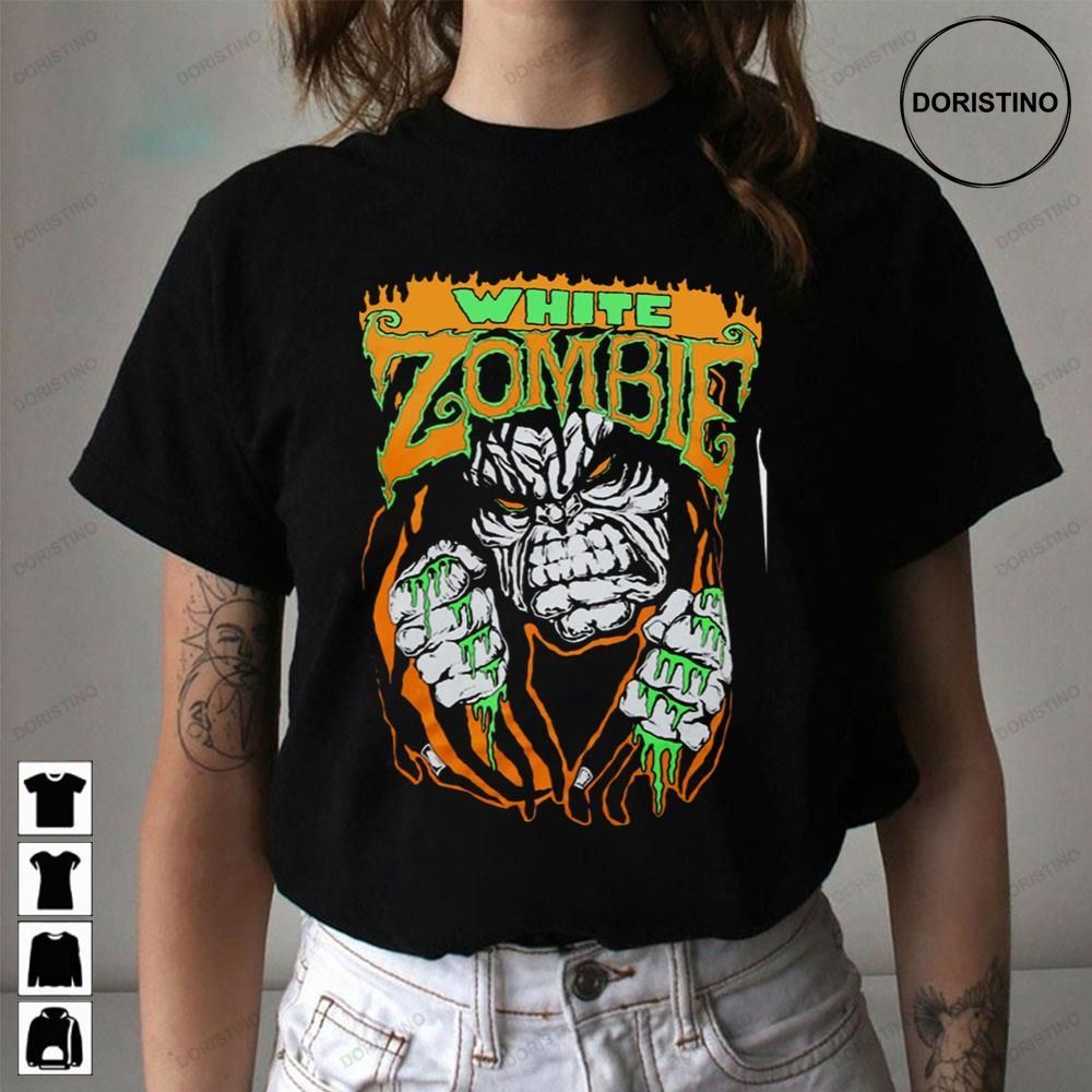 Angry White Zombie Awesome Shirts